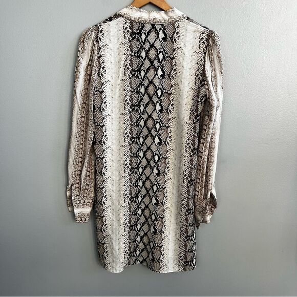 JOIE Talma Snakeskin Print Shirtdress Size Small - Picture 10 of 14